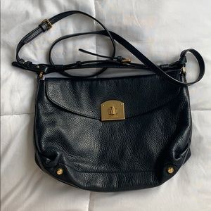 SERGIO ROSSI Vintage Navy Crossbody